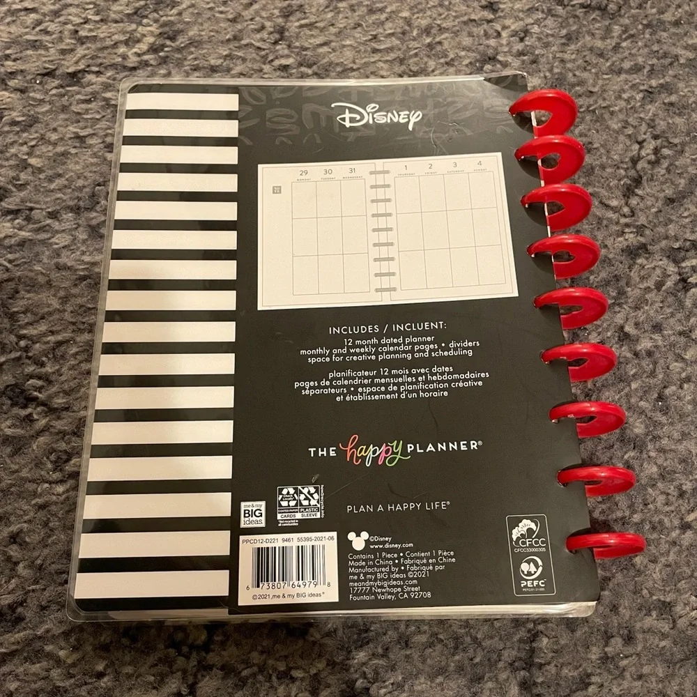 The Happy Planner Disney Mickey and Minnie Mouse Better Together Planner 2022